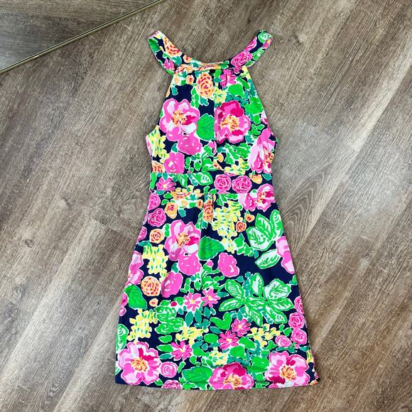 Lilly Pulitzer Dresses & Skirts - Lilly Pulitzer Getaway Garden Valle Dress Women's XS Multicolor Floral